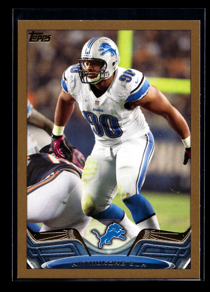 2013 Topps Gold #231 Ndamukong Suh #'d /2013 (Detroit Lions)