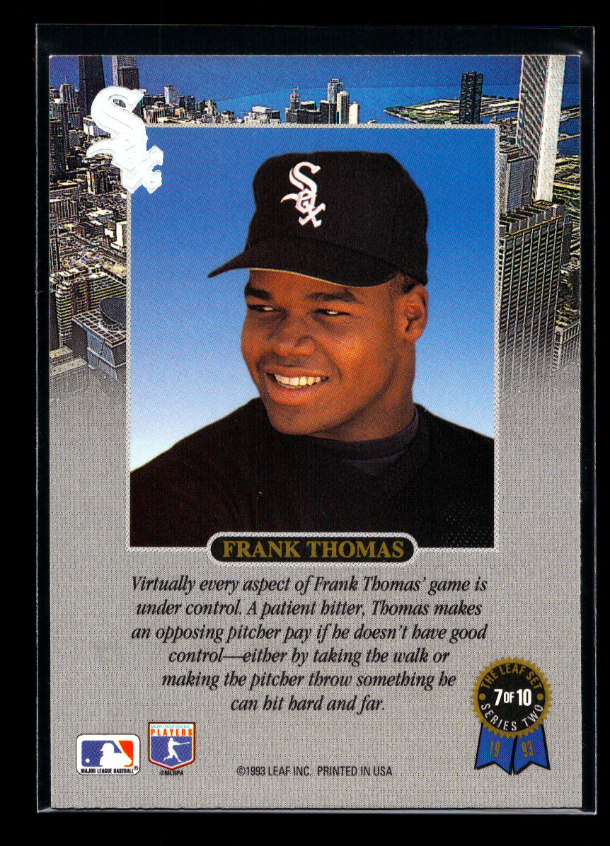 1993 Leaf Control #7 Frank Thomas (Chicago White Sox)