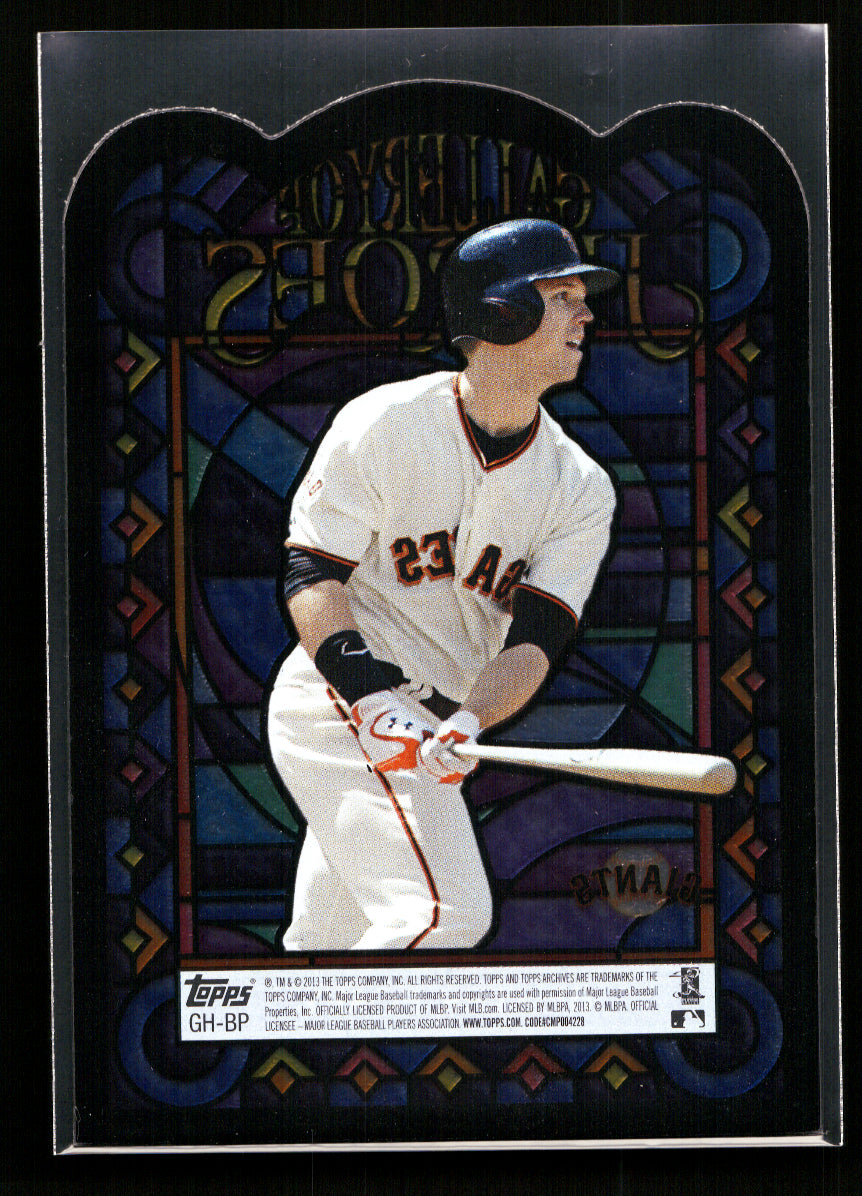 2013 Topps Archives Gallery Of Heroes #BP Buster Posey(San Francisco Giants)