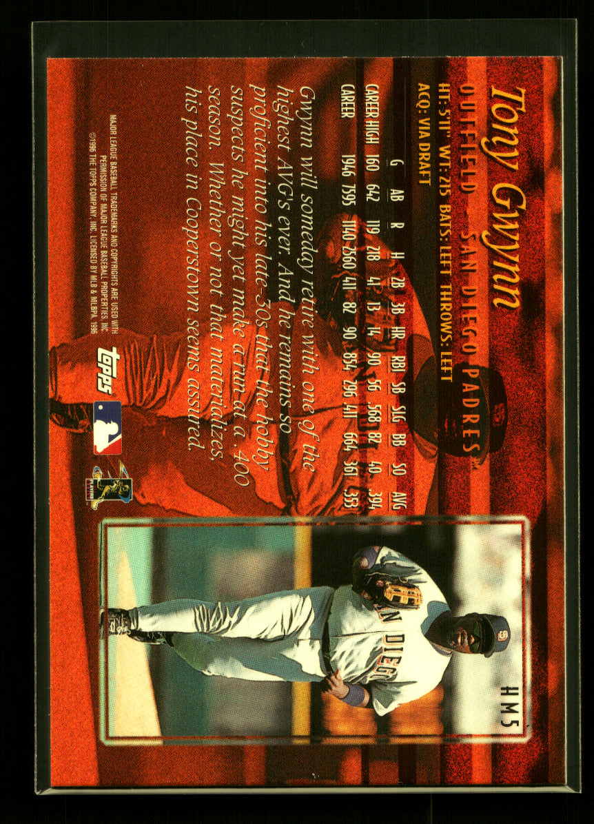 1997 Topps Hobby Masters #HM5 Tony Gwynn (San Diego Padres)