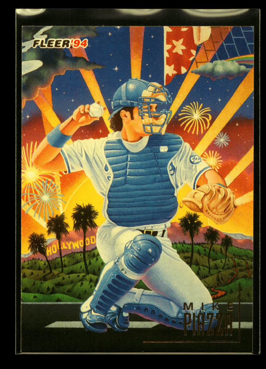 1994 Fleer Pro-Visions #8 Mike Piazza (Los Angeles Dodgers)