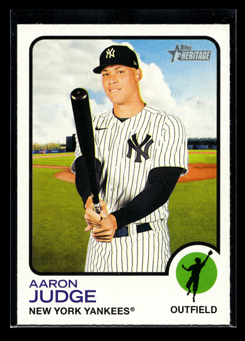 2022 Topps Heritage #44 Aaron Judge (New York Yankees)