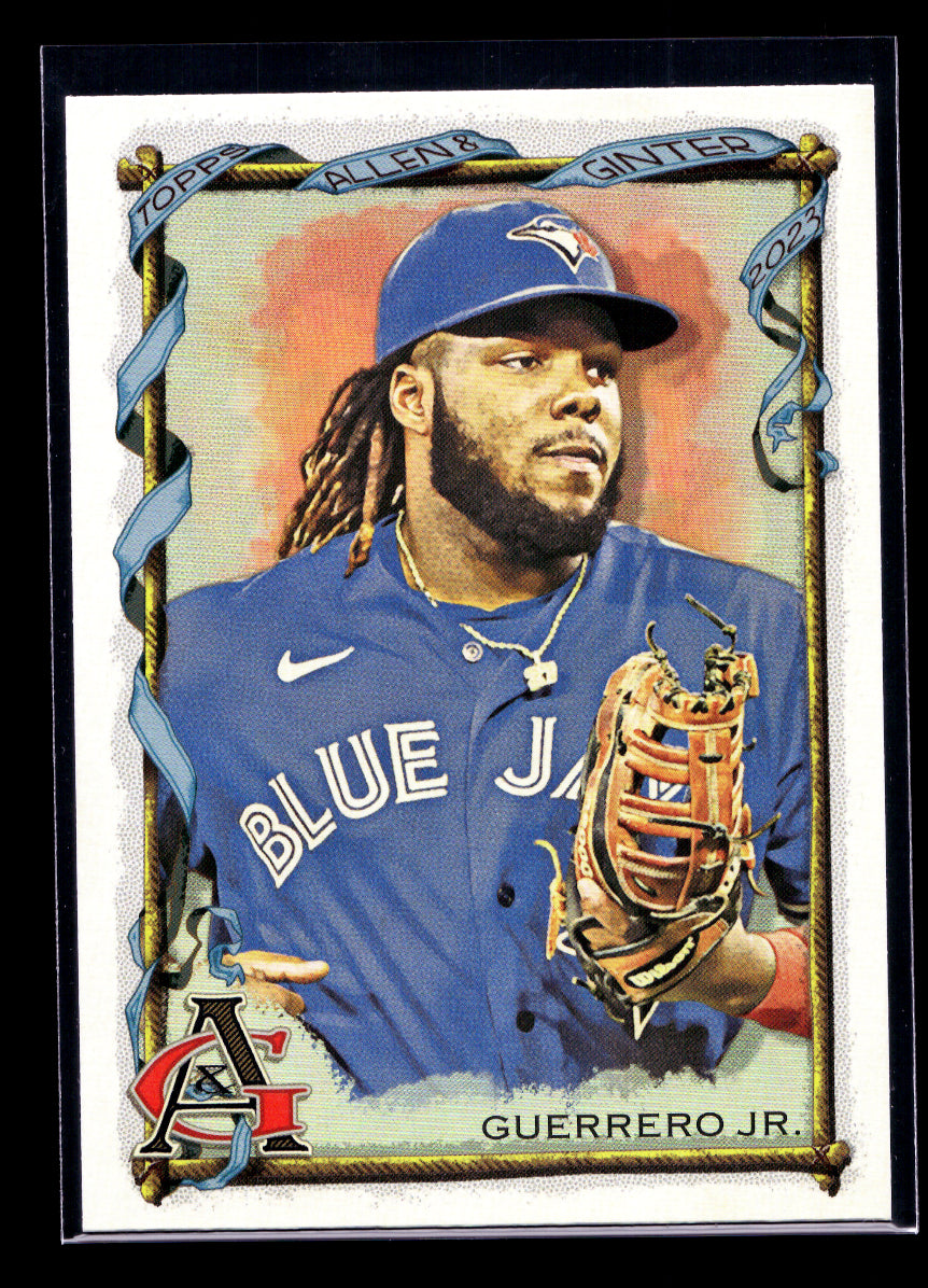 2023 Topps Allen and Ginter Silver Portrait #33 Vladimir Guerrero Jr. (Toronto Blue Jays)