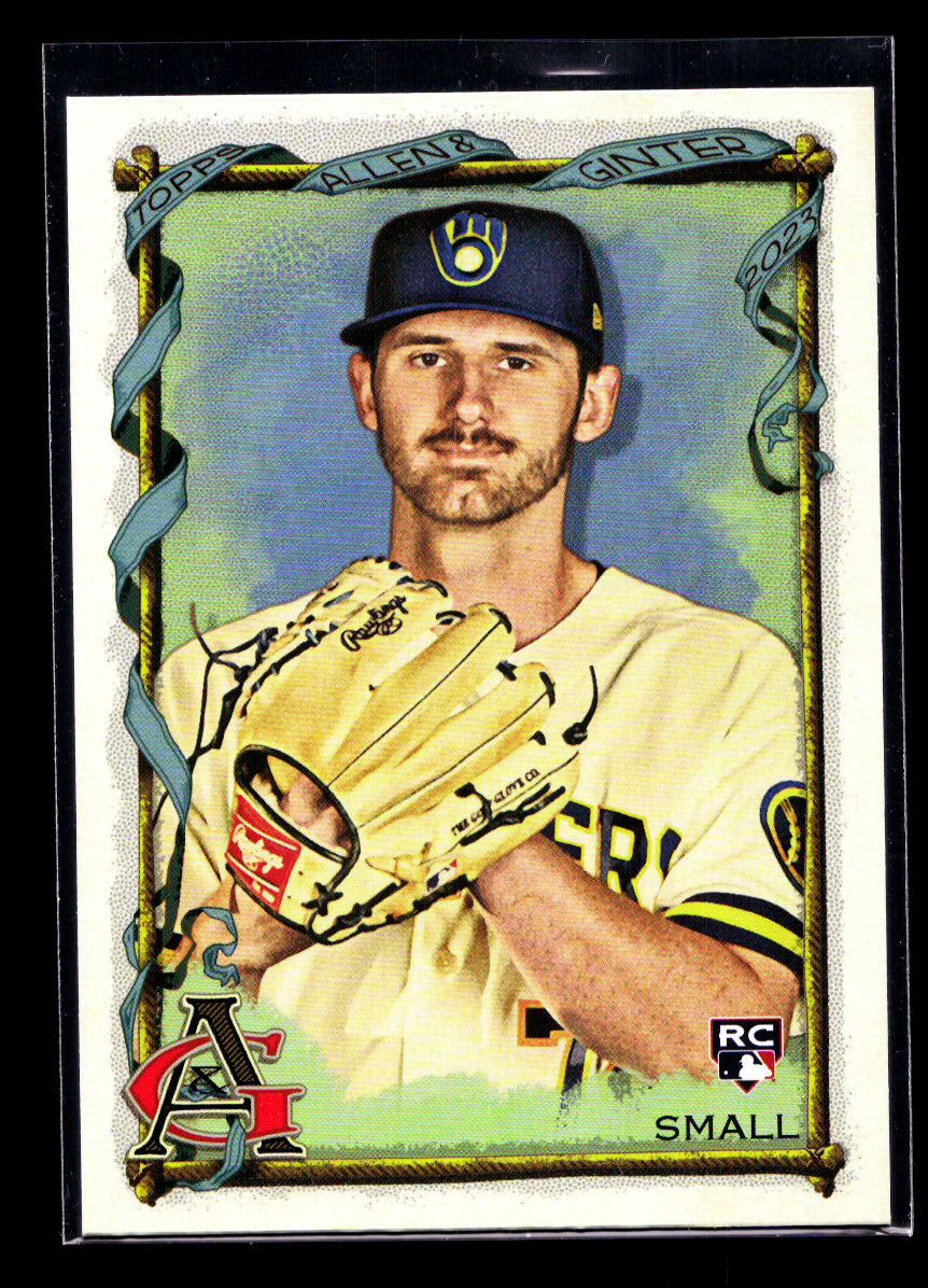 2023 Topps Allen and Ginter Silver Portrait #149 Ethan Small (Milwaukee Brewers)