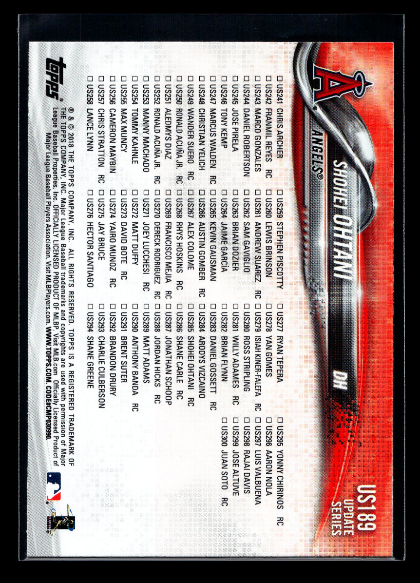 2018 Topps Update #US189 Shohei Ohtani HL (Los Angeles Angels)