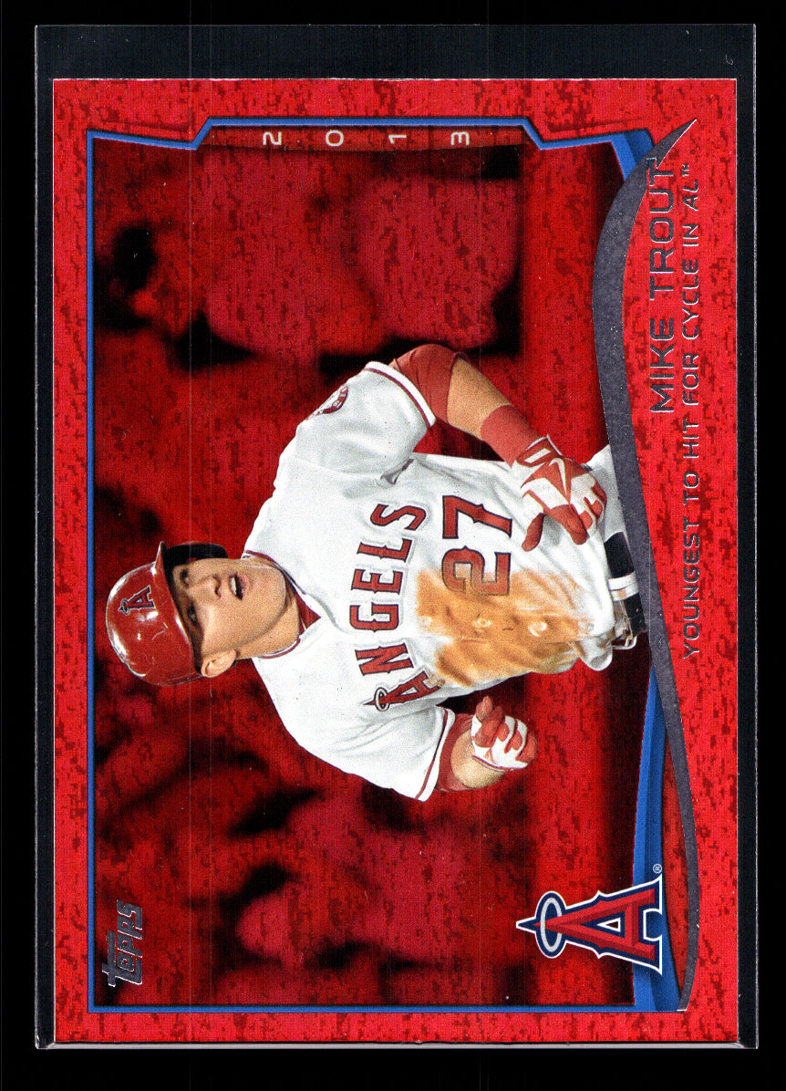 2014 Topps Red Foil #364 Mike Trout (Los Angeles Angels)