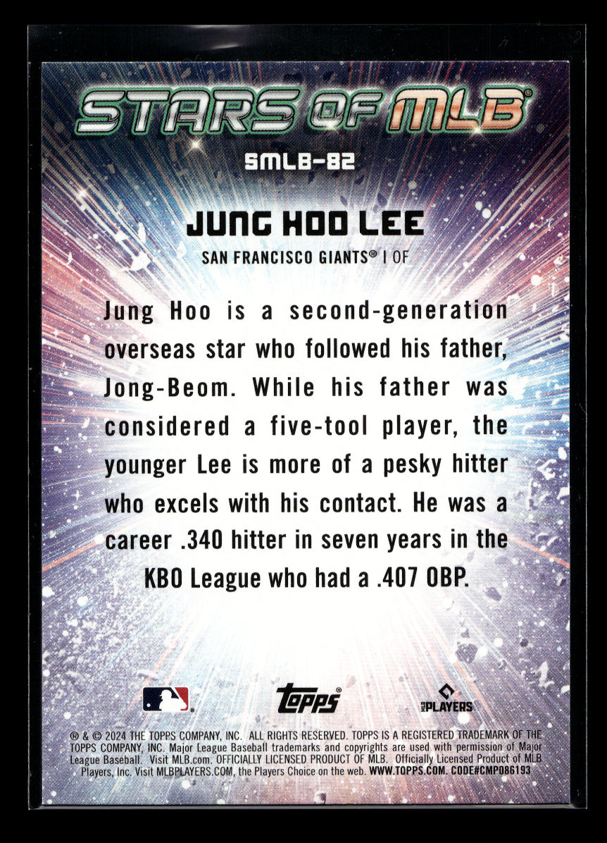 2024 Topps Stars of MLB #SMLB82 Jung Hoo Lee (San Francisco Giants)