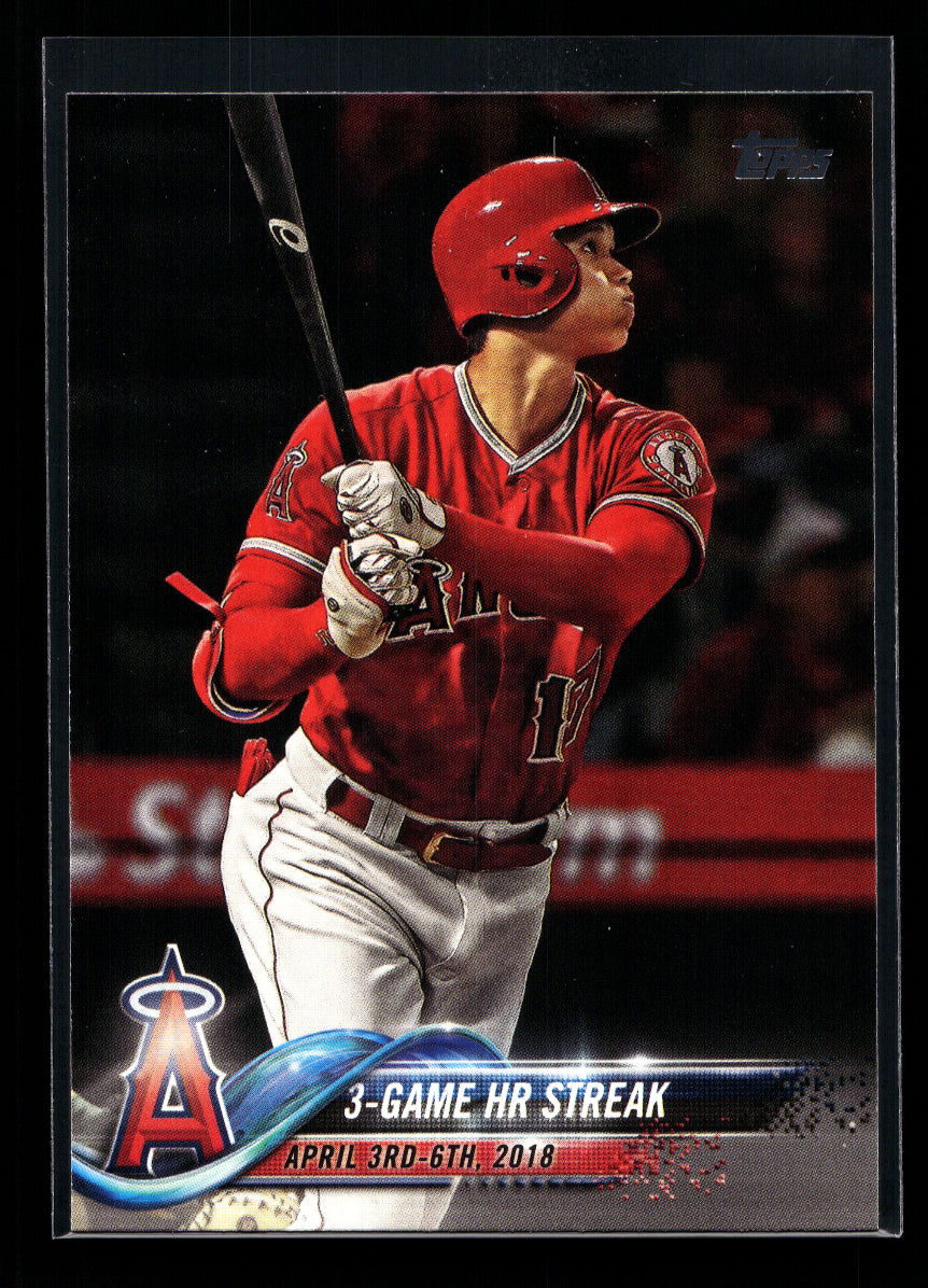 2018 Topps Update #US189 Shohei Ohtani HL Team: Los Angeles Angels