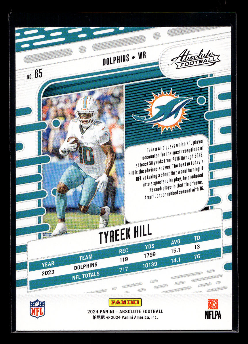 2024 Absolute #65 Tyreek Hill (Miami Dolphins)