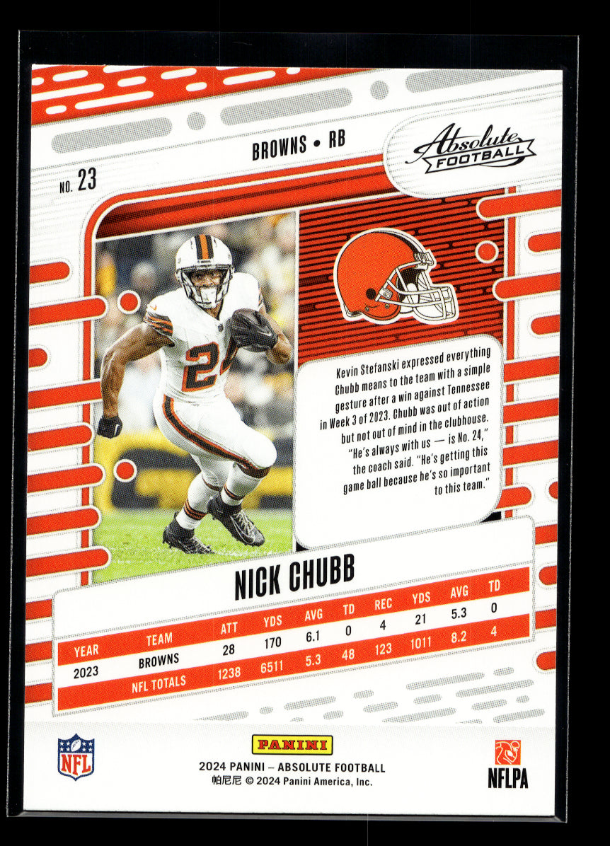 2024 Absolute #23 Nick Chubb (Cleveland Browns)