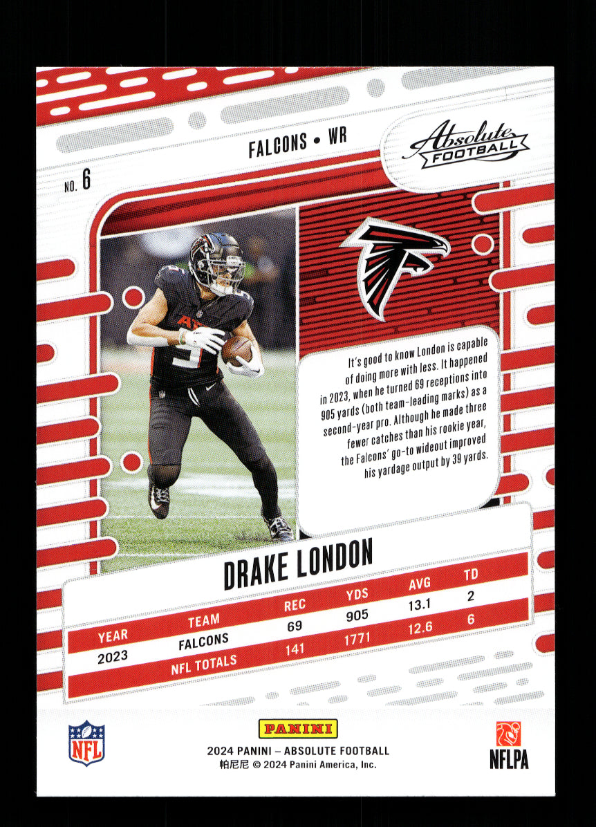 2024 Absolute #6 Drake London (Atlanta Falcons)