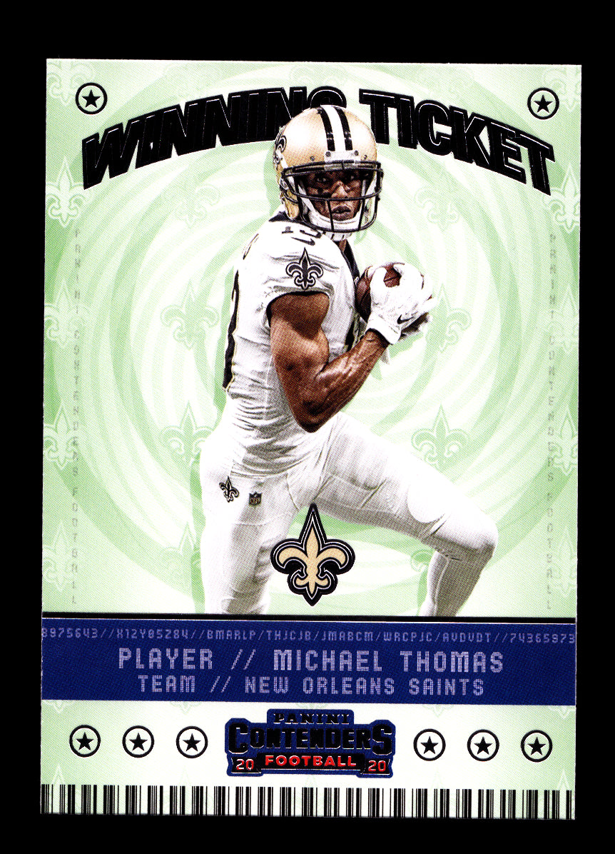 2020 Panini Contenders Winning Ticket #8 Michael Thomas (New Orleans Saints)