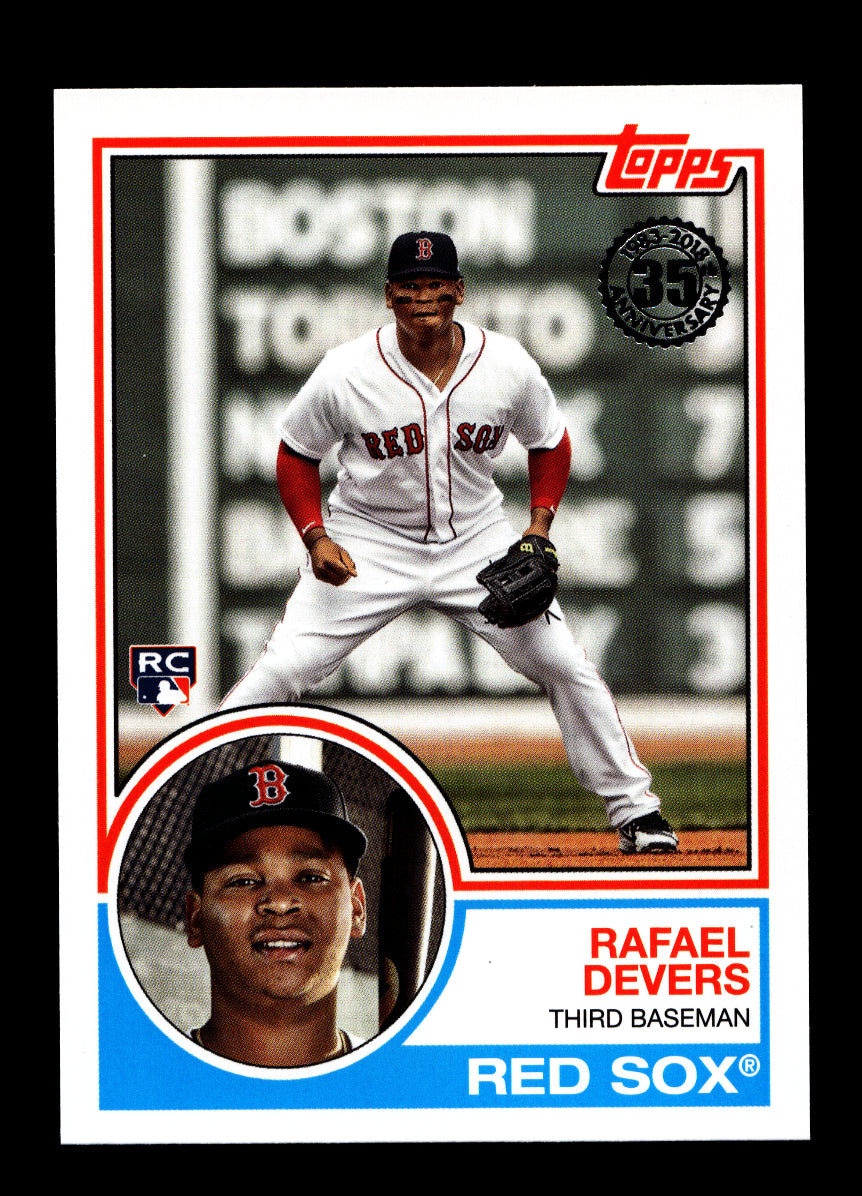 2018 Topps Update '83 Topps #8347 Rafael Devers (Boston Red Sox)