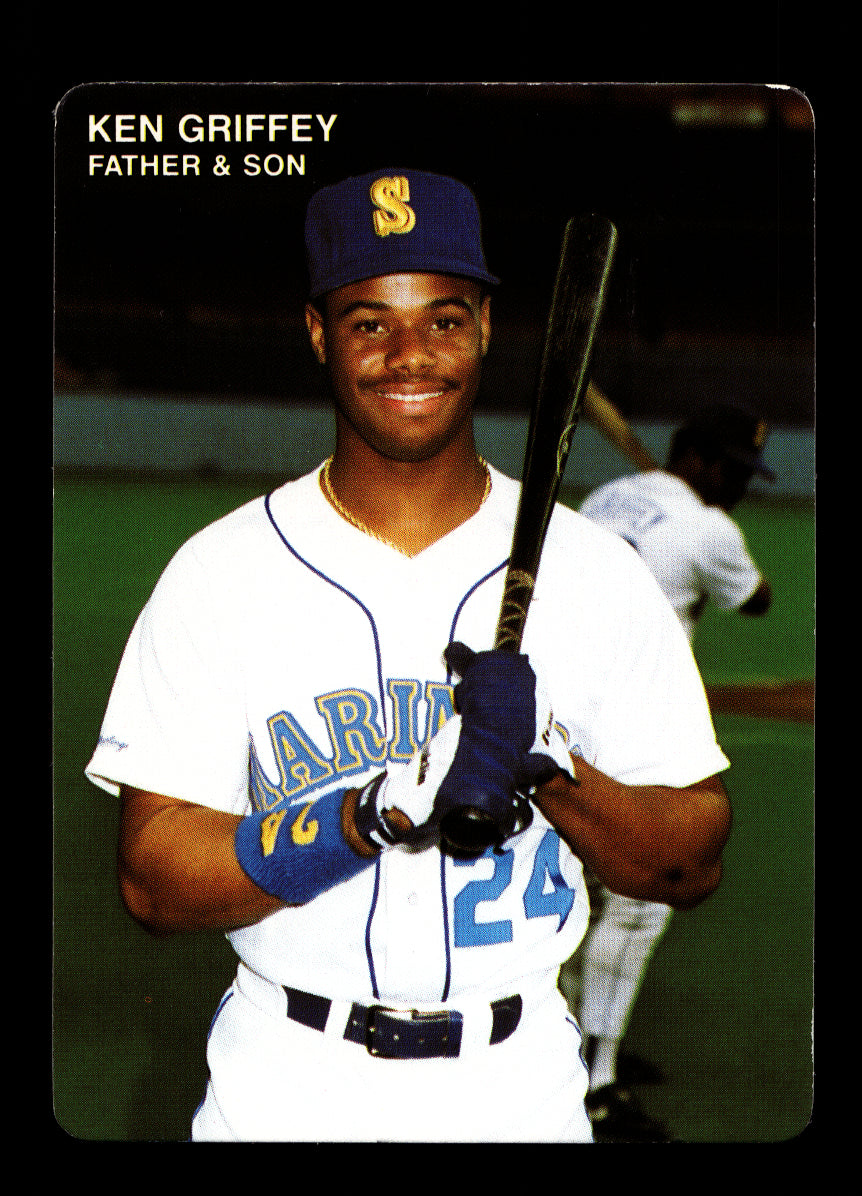 1991 Mother's Griffeys #1 Ken Griffey Jr./Holding bat (Seattle Mariners)