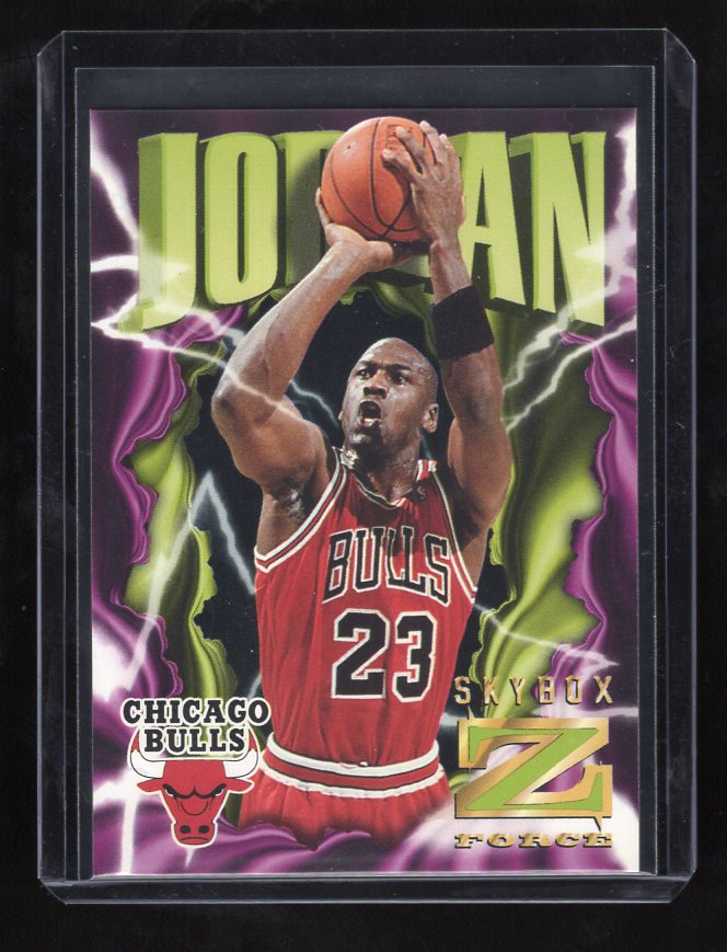 1996-97 Z-Force Z-Cling / Sticker #11 Michael Jordan (Chicago Bulls)