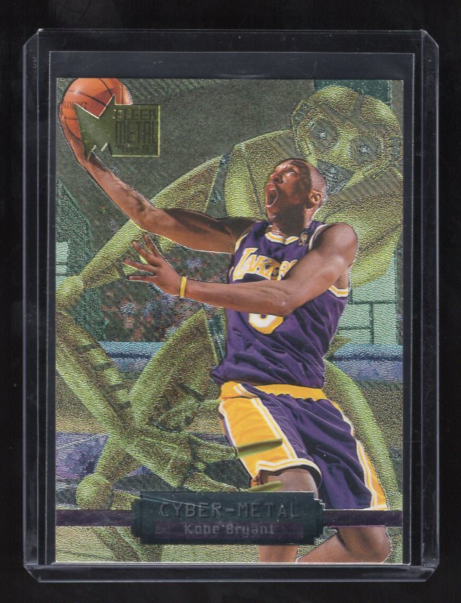 1996-97 Metal Cyber-Metal #5 Kobe Bryant Rookie (Los Angeles Lakers)