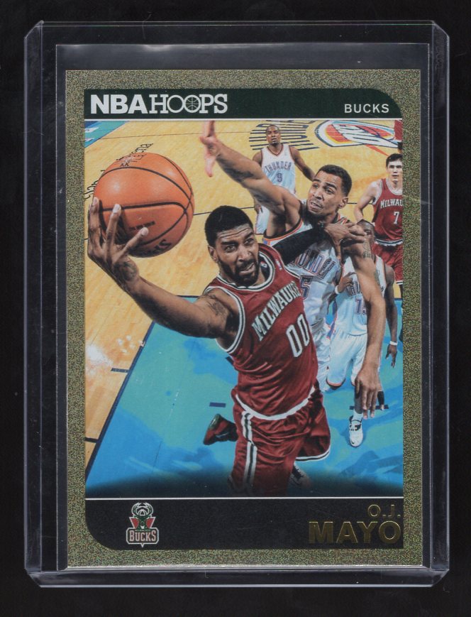 2014-15 Hoops Gold #120 O.J. Mayo (Milwaukee Bucks)