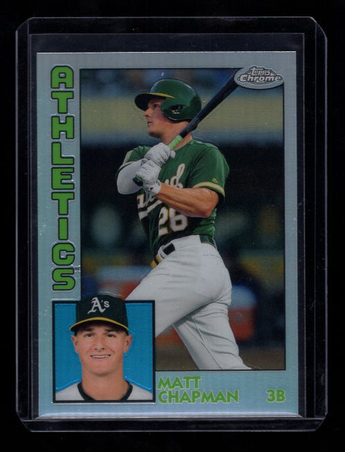 2019 Topps Chrome '84 Topps #84TC8 Matt Chapman (Oakland Athletics)
