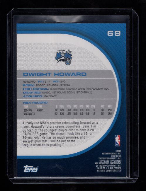 2005-06 Finest #69 Dwight Howard (Orlando Magic)
