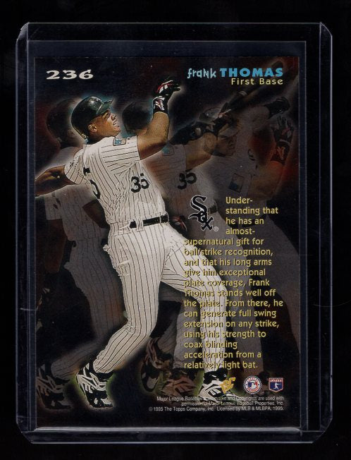 1995 Stadium Club #236 Frank Thomas "Cause & Effect" (Chicago White Sox)