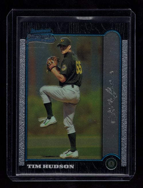 1999 Bowman Chrome #375 Tim Hudson Rookie (Oakland Athletics)