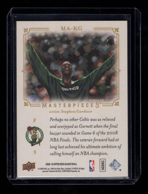 2009-10 Upper Deck Masterpieces #MAKG Kevin Garnett (Boston Celtics)