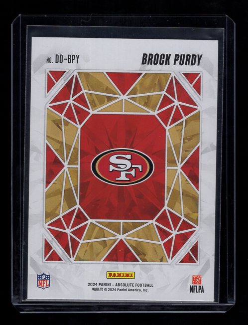 2024 Absolute #DD-BPY Brock Purdy Draft Diamonds (San Francisco 49ers)