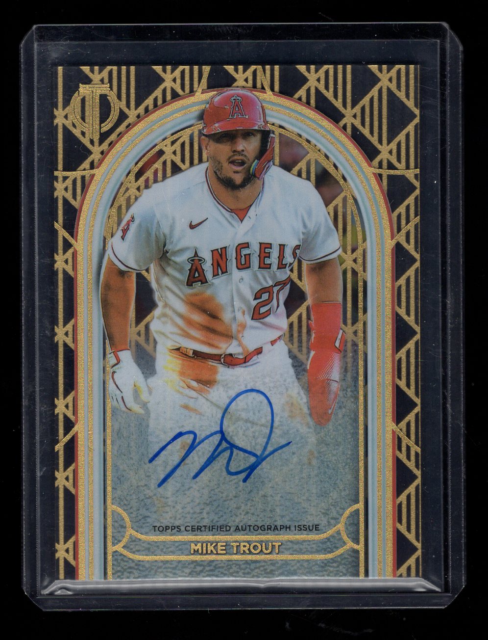 2024 Topps Tribute #IPA-MT Mike Trout "ICONIC' Autograph #'d /30 (Los Angeles Angels)