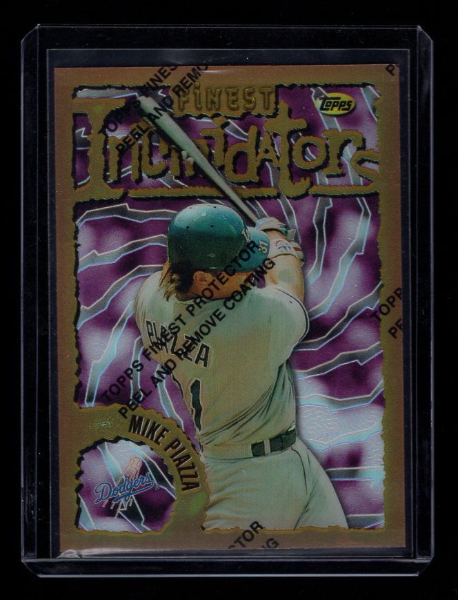 1996 Finest Refractors #B113 Mike Piazza (Los Angeles Dodgers)