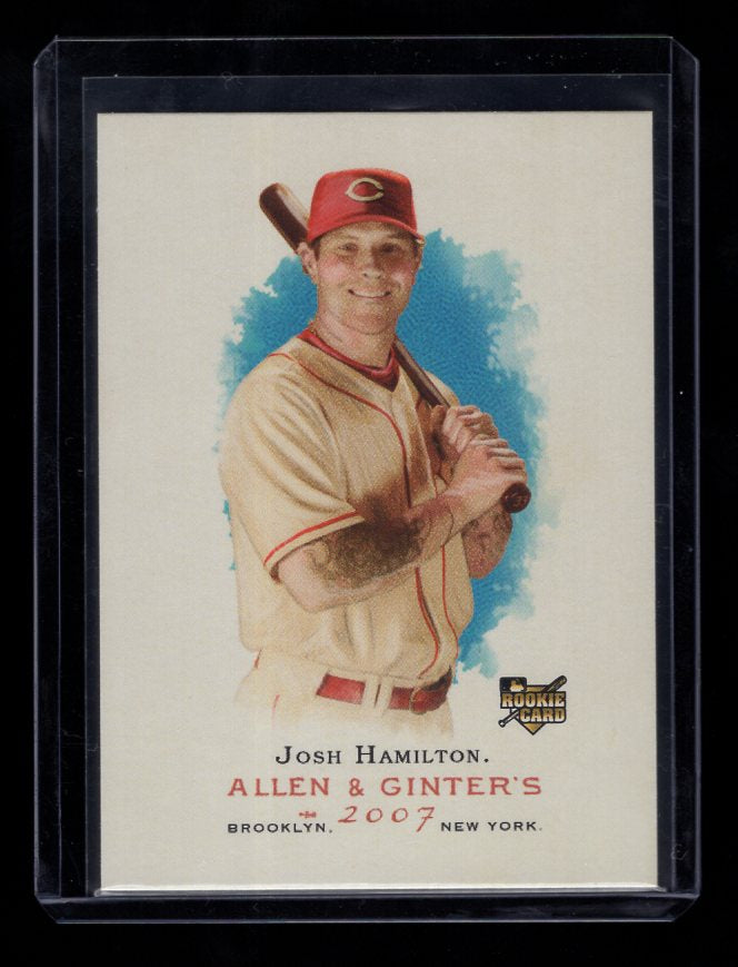 2007 Topps Allen and Ginter #4 Josh Hamilton Rookie (Cincinnati Reds)