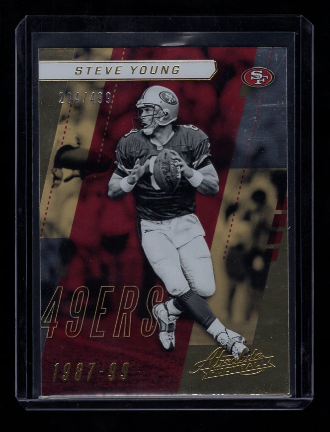 2017 Absolute #131 Steve Young #'d /499 (San Francisco 49ers)