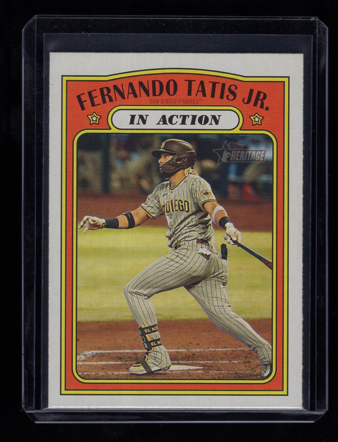 2021 Topps Heritage #138 Fernando Tatis Jr. (San Diego Padres)