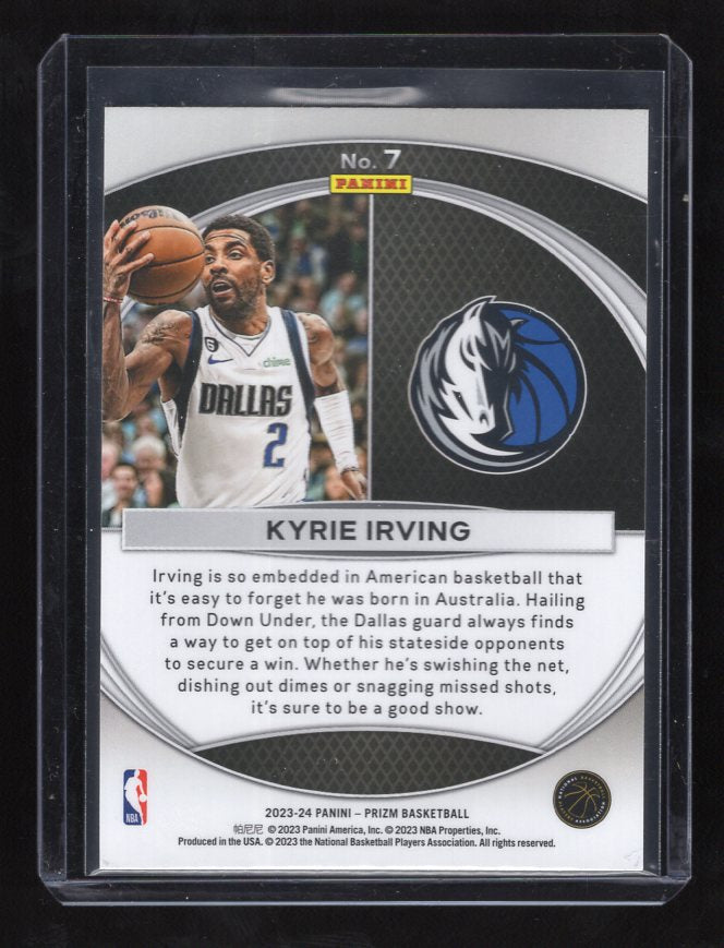 2023-24 Panini Prizm Global Reach #7 Kyrie Irving (Dallas Mavericks)