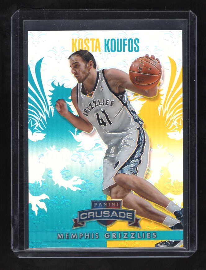 2013-14 Panini Crusade Insert Teal #200 Kosta Koufos #'d 126/249 (Memphis Grizzlies)