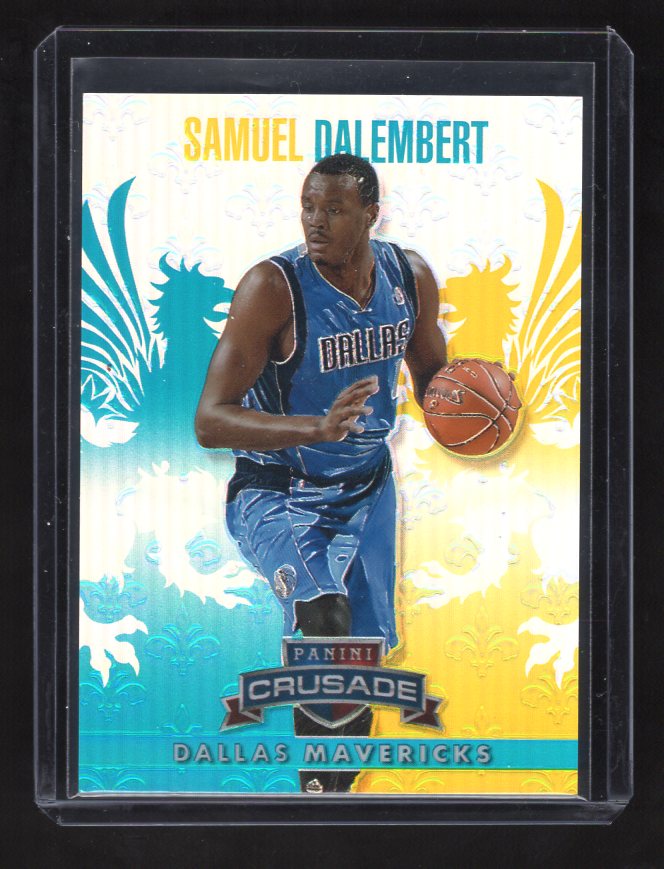 2013-14 Panini Crusade Insert Teal #150 Samuel Dalembert #'d 50/249 (Dallas Mavericks)