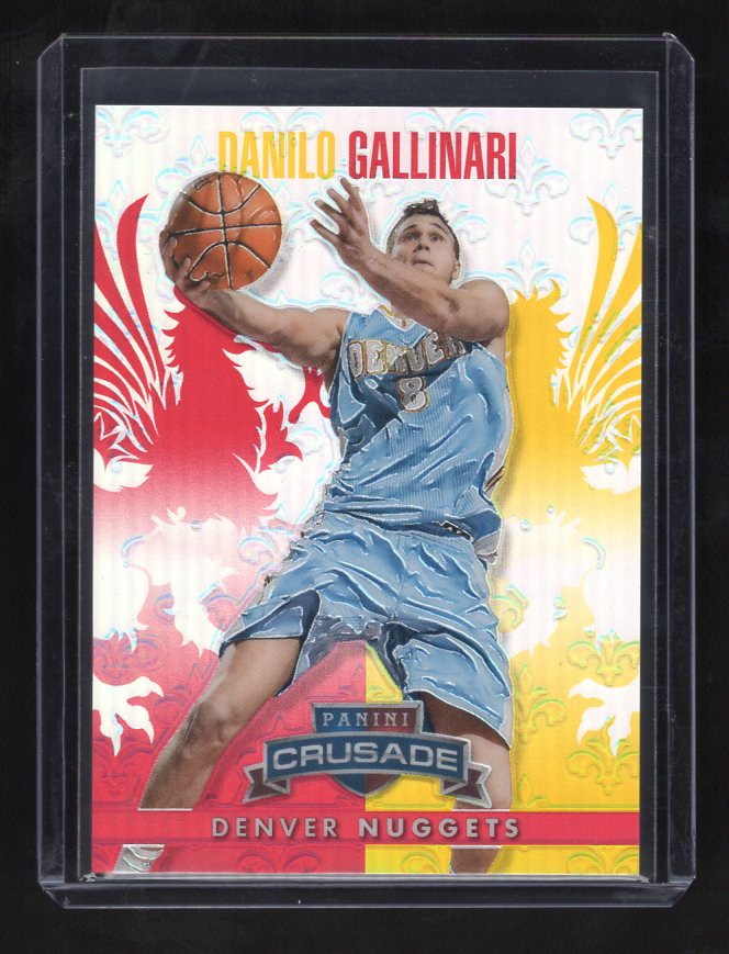 2013-14 Panini Crusade Insert Red #295 Danilo Gallinari #'d 059/349 (Denver Nuggets)