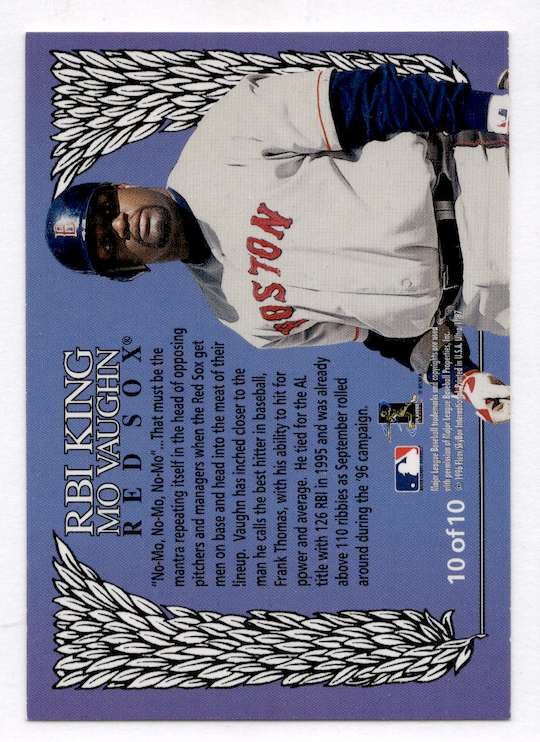 1996 Ultra RBI Kings #10 Mo Vaughn (Boston Red Sox)