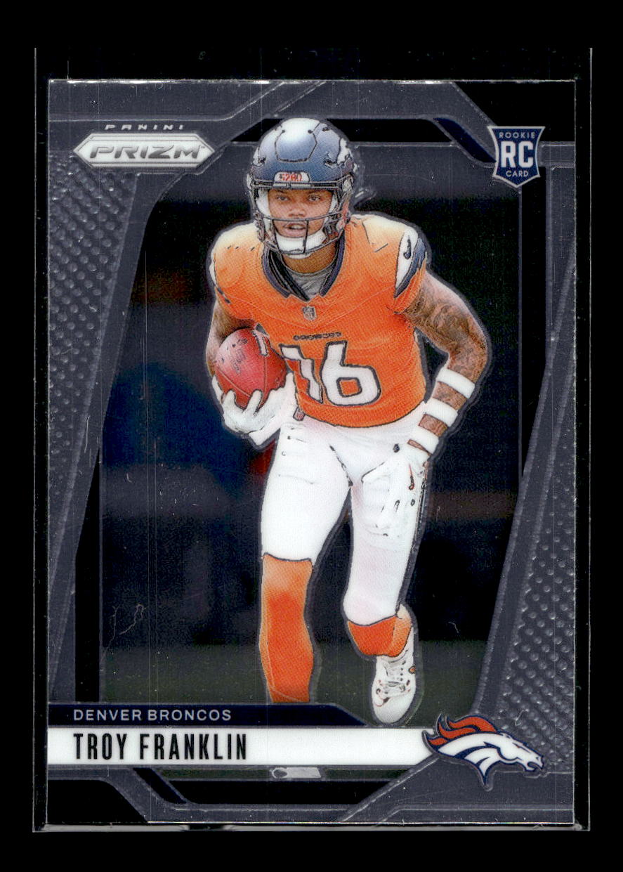 2024 Panini Prizm #393 Troy Franklin Rookie (Denver Broncos)