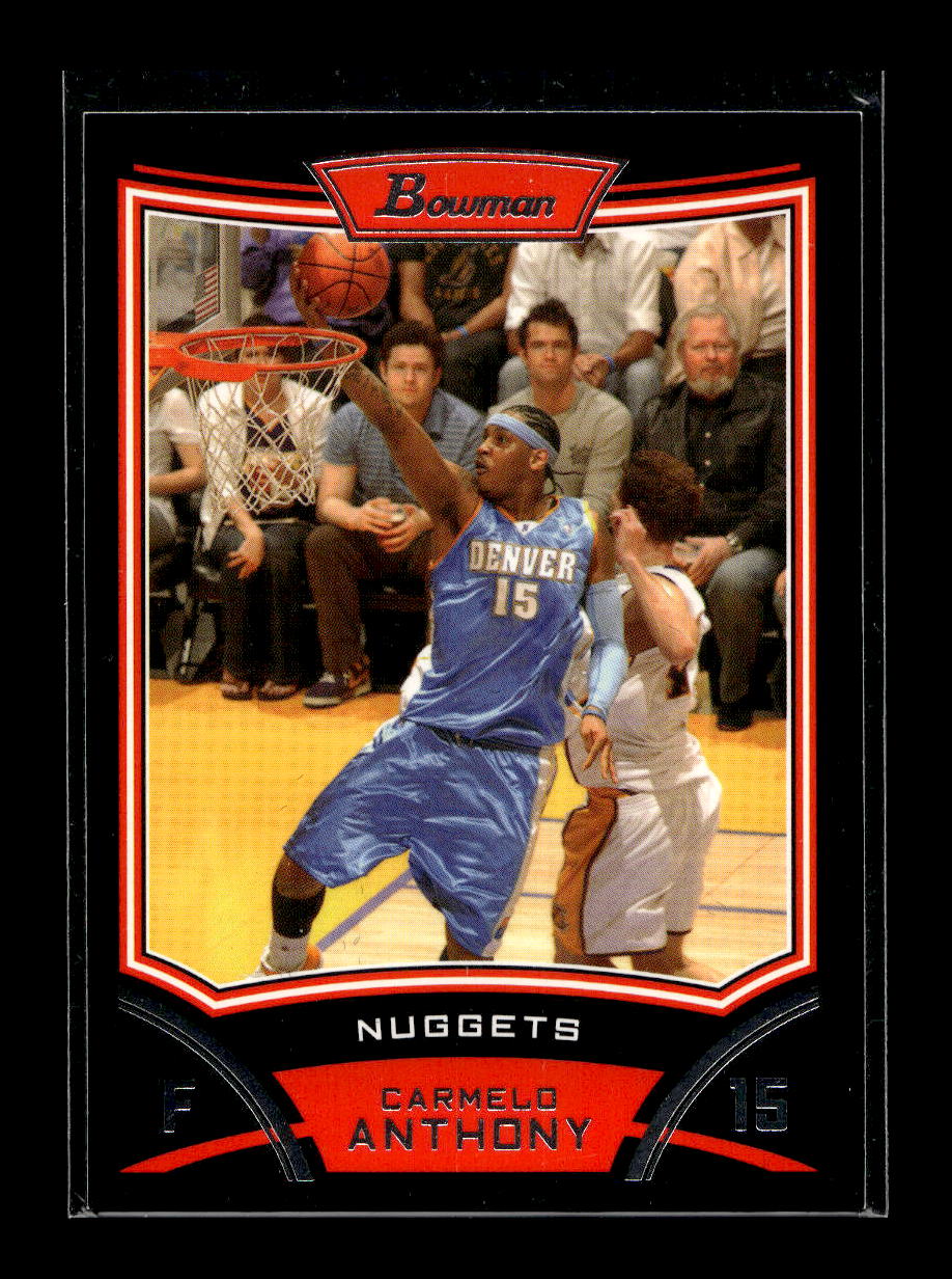 2008-09 Bowman Chrome #15 Carmelo Anthony (Denver Nuggets)