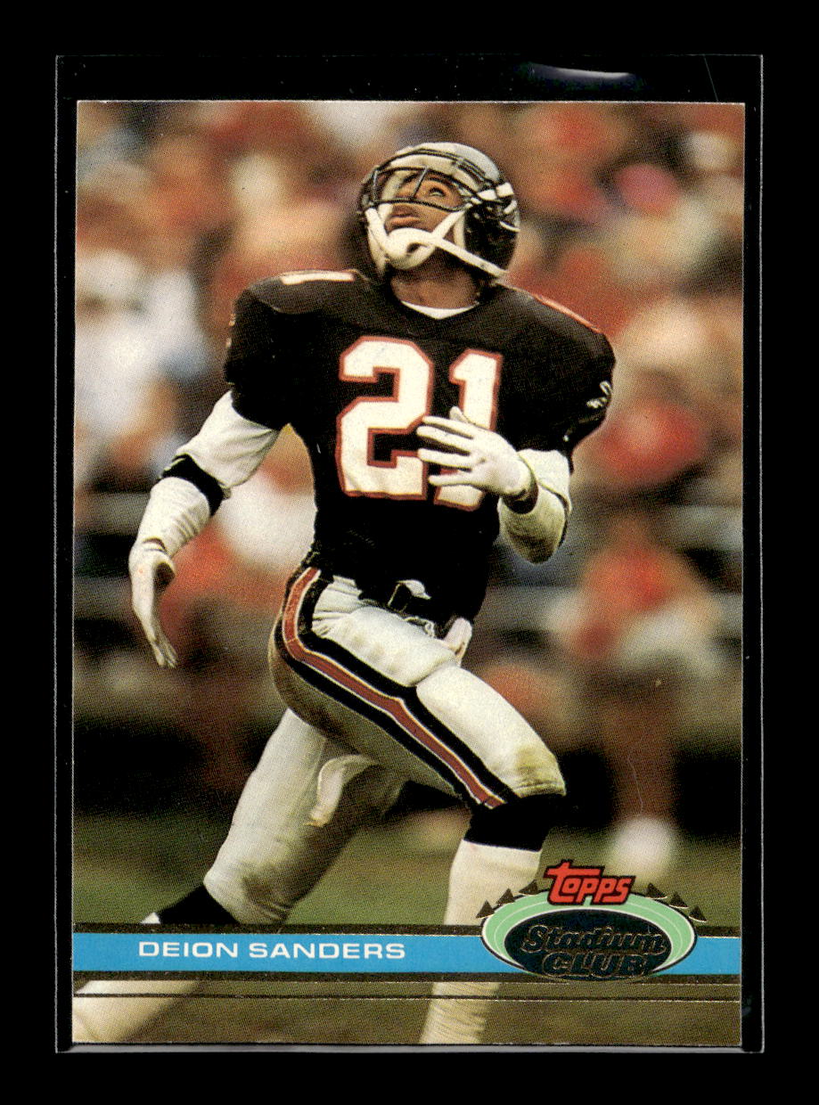 1991 Stadium Club #3 Deion Sanders (Atlanta Falcons)