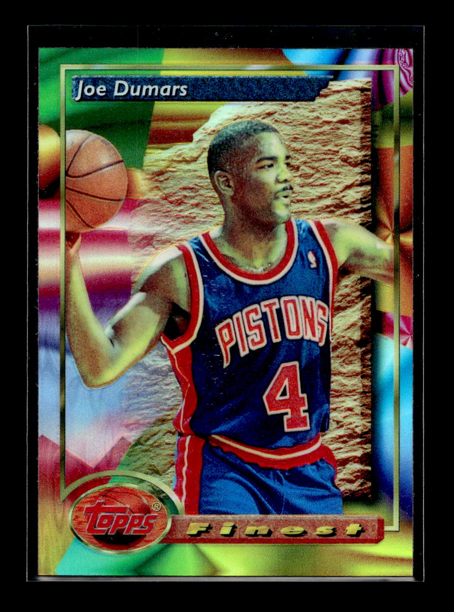 1993-94 Finest Refractors #199 Joe Dumars (Detroit Pistons)