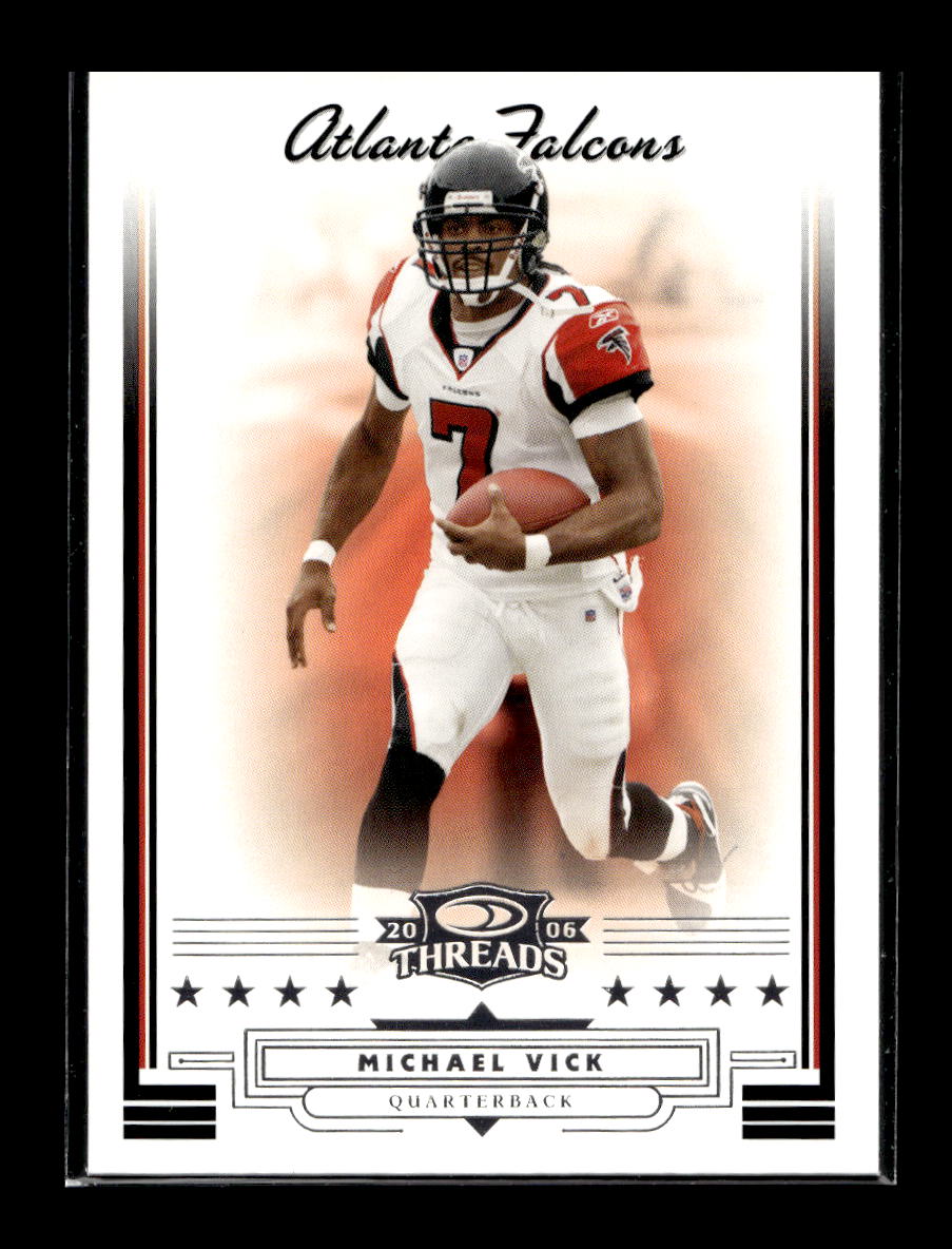2006 Donruss Threads #23 Michael Vick (Atlanta Falcons)