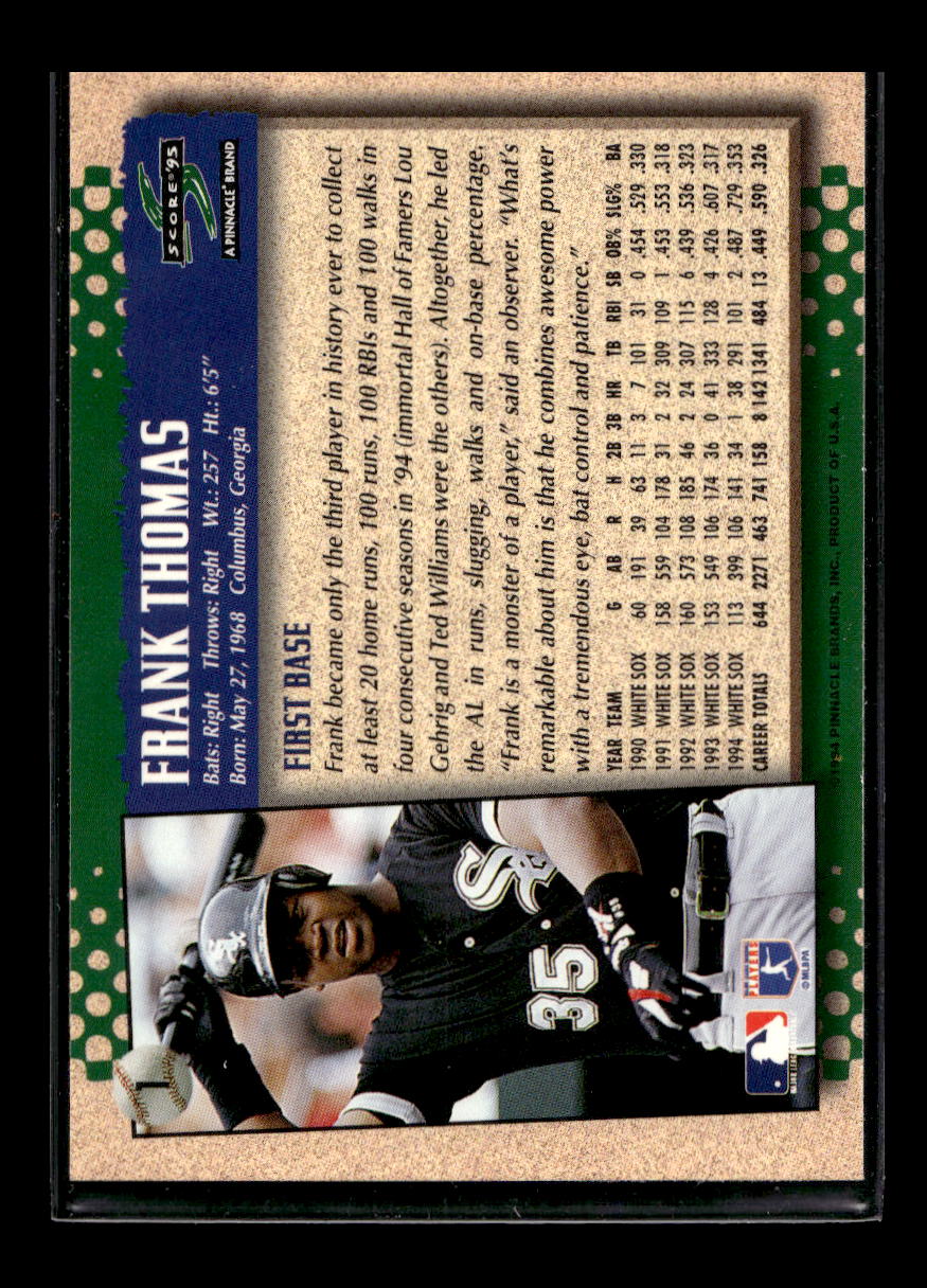 1995 Score #1 Frank Thomas (Chicago White Sox)