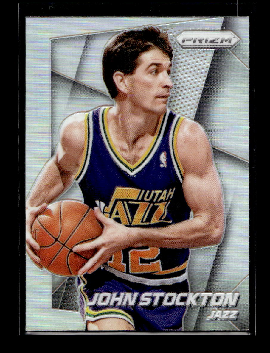 2014-15 Panini Prizm Prizms #154 John Stockton (Utah Jazz)