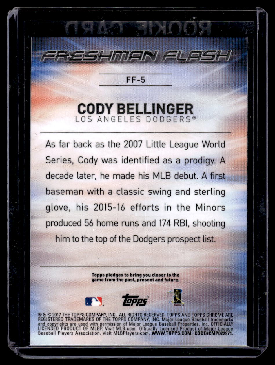2107 Topps Chrome Freshman Flash #FF-5 Cody Bellinger (Los Angeles Dodgers)