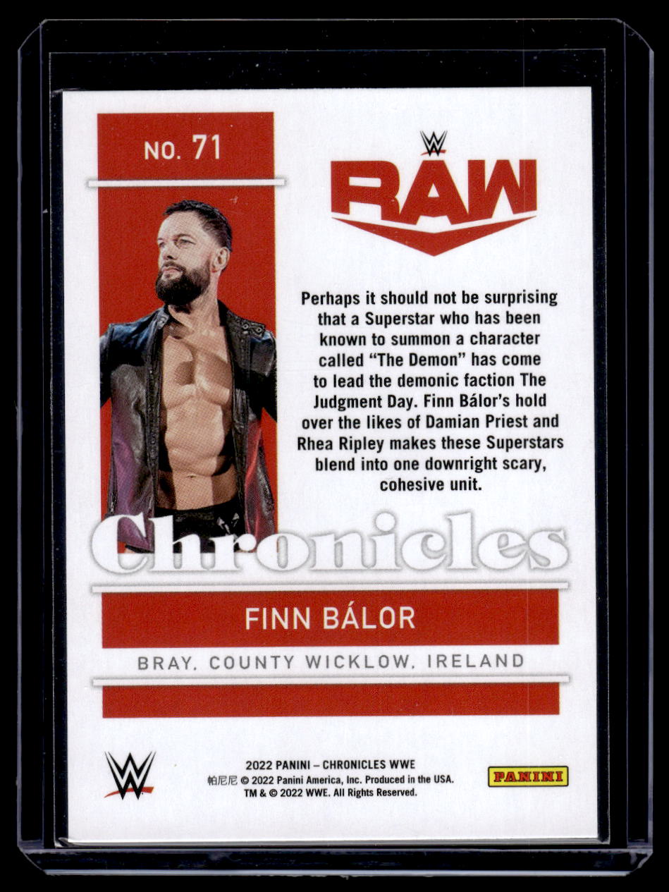 2022 Panini Chronicles WWE Finn Balor #71