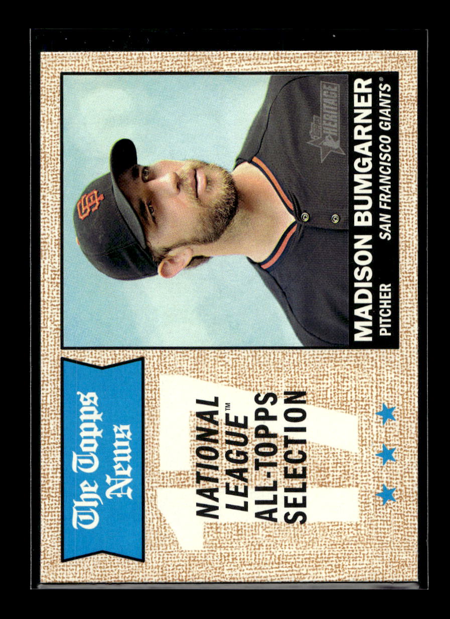 2017 Topps Heritage #376 Madison Bumgarner (San Francisco Giants)