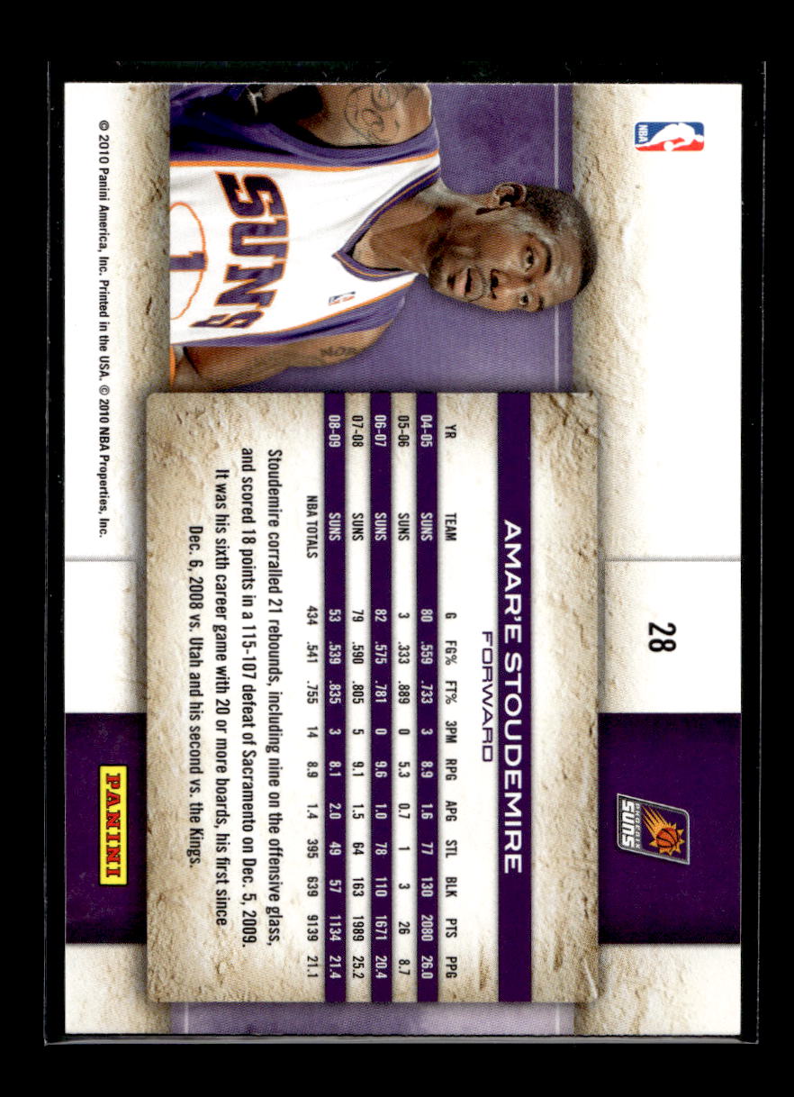 2009-10 Studio #28 Amare Stoudemire (Phoenix Suns)