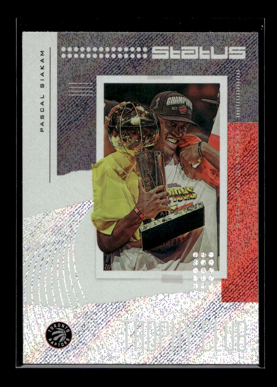 2019-20 Panini Status Trophy Club #10 Pascal Siakam (Toronto Raptors)