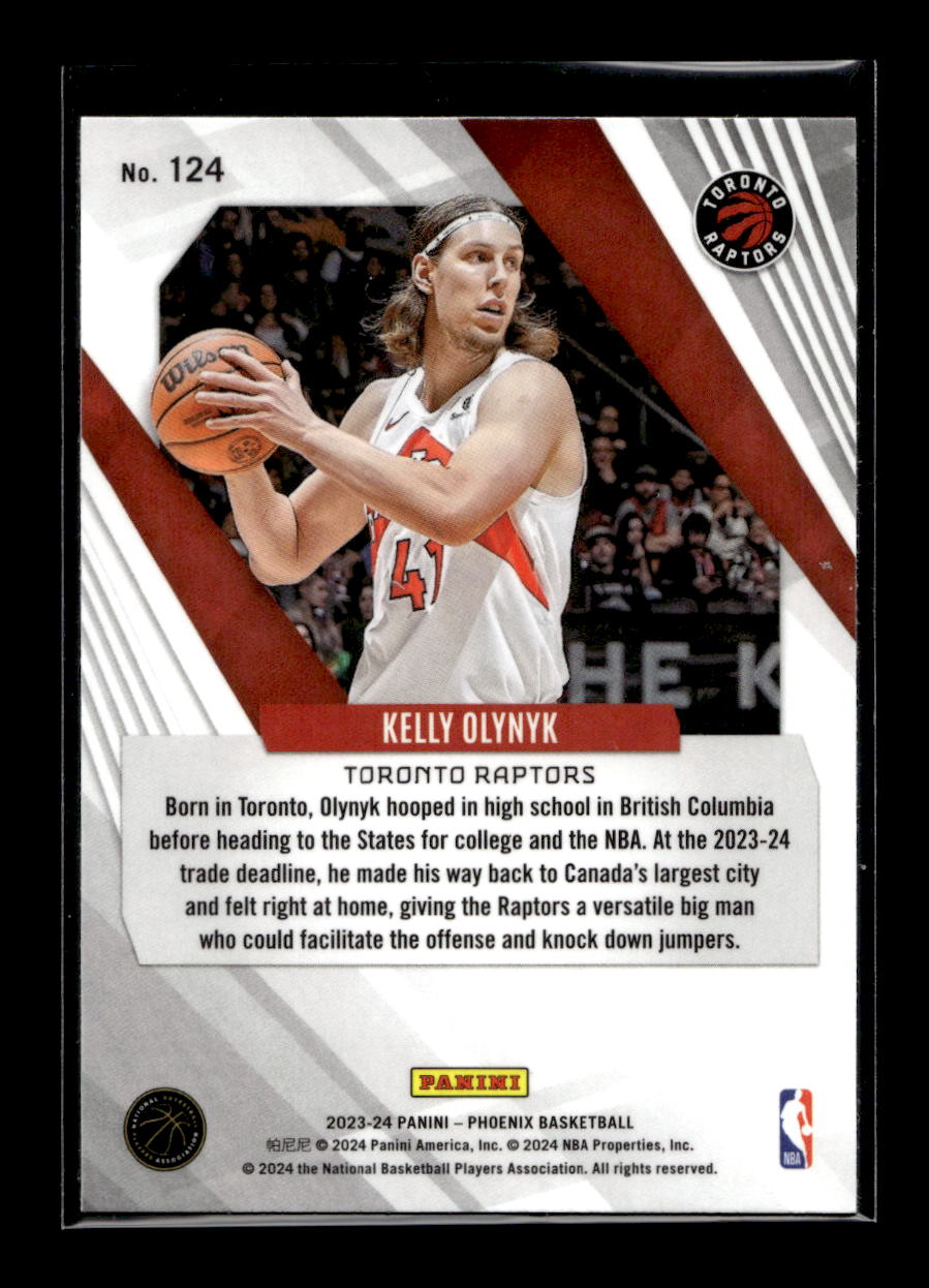 2023-24 Panini Phoenix #124 Kelly Olynyk (Toronto Raptors)
